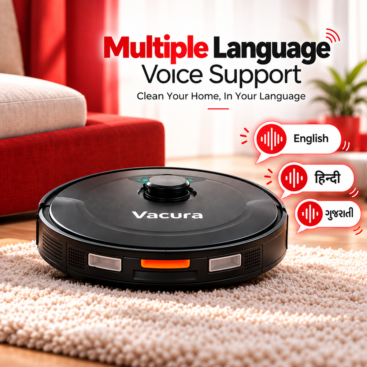 Vacura Smart Robot Vacuum Cleaner